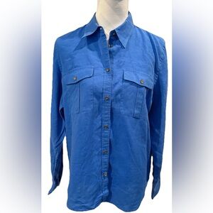 Lauren Ralph Lauren Linen Shirt SZ XL
